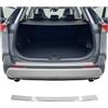 OMAC Protezione Soglia Baule Protezione Paraurti compatibile con Toyota RAV4 XA50 2019-25 Cromato Gebürstet