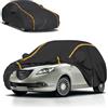 RONGESAEFS Telo copriauto da esterno per Lancia Musa(2004-2012),Copertura per auto impermeabile antivento antigraffio telo copriauto Adatto a tutte le stagioni