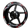 SQNYDH Adesivi Ruote Moto Adesivo Riflettente Per Cerchioni Di Motociclette Per Aprilia Per Tuono V4 Nastro Adesivo A Strisce Adesivi Per Cerchi Per Mozzi Adesivo per cerchioni(Colore 2)