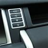AUTO-spro Per Discovery Sport Auto ABS Plastica Pulsante Multifunzione Telaio Accessori (Argento Opaco)