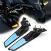 Bolirui Adatto per Yamaha YZF R7 R6 Specchietti Retrovisori Moto Specchietti Laterali Girevoli, Specchietti Moto Manubrio Front