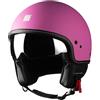MOTOCUBO BEETLE ROSA OPACO XS - casco con visierino a specchio