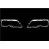 Ggwqfuh Auto Paralume Trasparente Per BMW Per Serie 3 E46 Berlina 2002-2005 Lente Per Fari Auto In Vetro Di Ricambio Paralume Lampada Anteriore Guscio Auto(Left and Right)
