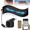 LZLUCKCOME Occhi a LED per camion, 60 cm, programmabili, con telecomando e app, USB impermeabile, 120 x 595 mm (16 x 96 pixel)