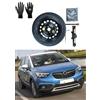 D'ANGELO 1988 Kit Ruotino di Scorta 16 compatibile con Opel Crossland X con Cric, Chiave, Guanti e Sacca 125/85R16