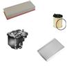 AOQ ORIGINAL QUALITY AOQ - KIT TAGLIANDO 4 FILTRI COMPATIBILE CON CITROEN C3 I 1.4 HDI 16v 1.6 HDI 16v C3 Picasso 1.6 HDI 16v, C4 I, PEU.206-307-308 I 1.6 HDI 16v