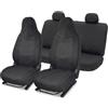 Auto Accessori Lupex Coprisedili Compatibili per Citroen C1 2005-2022 | Kit completo, Made In Italy, Copri poggiatesta anteriori integrato, Policotone, Nero