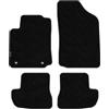Kovvar Basic Tappetini auto per Citroën C2 | 2003-2009 | 4 pezzi | Feltro agugliato 5 mm | Moquette su misura | Antiscivolo