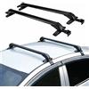 KAUITOPU Portapacchi universale, portapacchi per auto in alluminio con serratura per portabiciclette, box da tetto o come portasci, portata 75 kg, lunghezza asta 1 m, portapacchi
