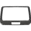 HLMNAKE Adesivi interni in fibra di carbonio, accessori per tuning e decorazione dell'auto per VW GOLF 7 2014-2020 (sfiato posteriore)