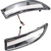 Fouedy Indicatori di direzione a LED dinamici per specchietti laterali per Ford Fiesta Mk7 2008-2017 e Ford B-Max 2012-2017