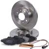 ATEC Germany BESTPRICE Set freni asse anteriore incl. dischi freno pieni Ø 240,5 mm + pastiglie freno anteriori, compatibile con FIAT 500 (312_), PANDA (169_), FORD KA (RU8)