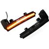 WEPARTICULAR Indicatore di direzione dinamico Specchietto retrovisore Lente fumé Indicatore di direzione a LED Indicatore di direzione Singal Compatibile con Land Rover Discovery 4 LR4 Range Rover Sport Evoque