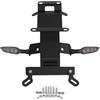MAMEFVBB Portatarga Per XSR 700 Per XSR700 2015-2025 Eliminator Coda Posteriore Tidy Indicatori Direzione Eliminator Coda Posteriore Tidy Turn Porta Targa(SMOKE)