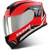 QJWMatic Casco Integrale da Moto Casco Integrale apribile per Adulti con Doppia Visiera Parasole Certificato ECE per Casco modulare da Uomo e da Donna per Scooter Touring A,54-61CM