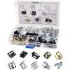 Milageto 100 Pezzi Clip a Molla Del Pannello in Metallo 4A0-867-276A ESECIA USARE CLIP AUTO U