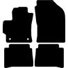 Kovvar Tappetini per Auto in Gomma Duogrip adatti per Toyota Corolla 2019-2026 - Versione: Berlina/Touring Sports - Serie: DuoGrip Gomma