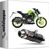 MOTOTOPGUN mivv scarico completo omologato nocat gp inox nero compatibile con keeway rkf 125 2023 2024 mototopgun