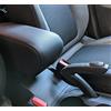 Drive Design bracciolo Compatibile per Crossland X Regolabile Lunghezza Ecopelle Nero Montaggio Senza Viti - (Versione Alta)
