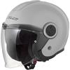 LS2, Casco Moto Jet CLASSY SOLID Pearl Grey, XXL