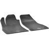 WALSER Tappetini in gomma DirtGuard su misura compatibile con Fiat Doblo 2010-Oggi, Opel Combo 02/2012-Oggi
