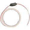 GBZIJIE Angel Eyes,LED Angel Eye Standlicht Luce di marcia diurna Uso adatto per auto, luce in cotone COB, occhio d'angelo, apertura 60-120 mm, moto, veicolo elettrico universale(White,130MM)