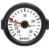ETOPARS Auto Turbo Boost Manometro 2 Pollici 52mm Turbo Boost Misuratore Veicolo Psi Boost Puntatore Indicatore Calibro Blu Luce Boost Pressione Strumenti