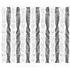 BRUNNER 501/018 Acapulco Tendina in ciniglia, Grigio/Bianco, 56x205 cm