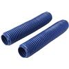 HUVNEXA Moto anteriore, forcella stivali 360 x 60mm universale ammortizzatore smorzamento polvere copertura in gomma, forcella copertura, 1 paio, blu Tappo forcella anteriore per moto
