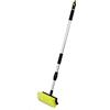 F.LLI IANNACCONE SRL IDROSPAZZOLA SPAZZOLONE LAVAGGIO PULIZIA E CURA CAMPER CAMION AUTO SUV. TELESCOPICO, ANTIGRAFFI ASTA CON TUBO AD INNESTO RAPIDO MANICO1.20 ALLUNGHABILE 1.80 SPAZZOLA 27X15 CM (COMPLETO)