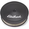 Edelbrock 1223 pro-flo finitura nera 7,6 cm rotondo filtro aria con diametro 35,6 cm