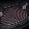 CHAOWEIFB Auto Tappetini Bagagliaio per Chery Dr 4.0 Dr 5.0 Dr 6.0 2020-2024, Pelle Tappetino Bagagliaio Copri Baule Auto Imperme AntiGraffio Interni Accessori,Black-Red