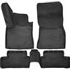 J&J AUTOMOTIVE Norm Liners Tappetini Auto su Misura per Mercedes Classe A W177 Dal 2018, Set da 4 Pezzi, 3D in Gomma TPE, Antiscivolo, Inodore, Colore Nero