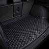 WBWBB Auto Tappetino Bagagliaio per Jeep Compass 2021-2023, Antiscivolo Protezione graffio Vasca Baule Auto Tappetino Baule Interni Accessori,A/Black