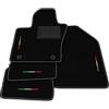 Generico Tappetini compatibili con Alfa Romeo Tonale Plug-in-Hybrid 2022-2025, bandiera Italia, kit tappetini auto personalizzati, set tappeti in moquette, tappeto auto