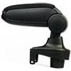 Generico Bracciolo Portaoggetti Centrale di Tessuto Nero Con Set Di Montaggio Compatibile Con Renault Clio IV 4 dal 2012-
