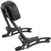 HDRTCBU Schienale Posteriore Rimovibile Per Moto Indian Scout 101 Sixty Bobber 2025 2026 Portapacchi Passeggero Sissy Bar Pad Nero