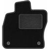 Wielganizator Zerbino in velluto adatto per Skoda Octavia IV A7 (2020-) Sedan, Kombi, Variant, lato conducente, tappetino in velluto nero, 1 pezzo - su misura