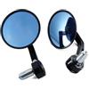 WLNWERDPKK Specchietti Laterali 1 Coppia 7/8 ''22mm Per Ducati Scrambler 400 800 1100 2014-2019 Specchietti M&oto Bar End Punta Manubrio Retrovisore Specchietto Retrovisore