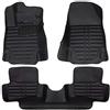 fussmattenprofi.com Fussmattenprofi Tappetini Auto Gomma per Renault Captur (1ª Generazione) 2013-2019 - 5D Premium in Pelle Sintetica, Su Misura, Antiscivolo - Set Completo per Interni Auto