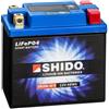 SHIDO lb12al litio Shido LiFePO4 A2/YB12AL-A2 - Batteria, 12 V/12Ah (dimensioni: 136 x 82 x 162)