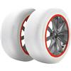 Musher Catene certificate EN-16662-1 - Calze da neve premium tessile taglia 6 - Made in France (2 pezzi)