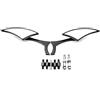 MPODYTSF Specchietti per moto Per Honda Shadow Spirit Per Aero VT750 VT1100 VTX 1300 Per Lama Moto Specchietti Retrovisori(Color:2)