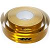 4R Quattroerre.it 3501 Pellicola Adesiva Omologata Retroriflettente 3M per Bordatura Veicoli, Giallo, 50 mm x 10 mt