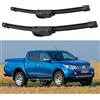 ZUKETANG 2 pezzi Spazzole Tergicristallo Anteriore per Mitsubishi L200 Triton 2015-2020,Spazzola di Ricambio per Tergicristalli,22 inch+18 inch,Auto Finestra Parabrezza Lame