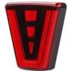 SGHFUVE Luci Terzo Stop F1 Trapeze Style Fanale Posteriore A LED Auto Terzo Freno Luce Stop Avvertimento Lampada Retromarcia Lampada Posteriore Luce Segnalazione 12V Alto Luce Stop(Red Shell)