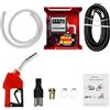 WSIKGHU Pompa per Diesel 230V, Pompa per Olio Riscaldante, Pompa Autoadescante per Olio, Pompa di Aspirazione dell'Olio, 200W, 50 L/Min, Set Pompa Diesel con Filtro Diesel e Maniglia, Pompa per Diesel e Olio