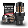 TUINCYN 3157 3157A P27/7W LED Ambra Lampadina 3156 3056 3057 4157 4057 Indicatori di direzione Lampadina Luce 3014 54-EX Chip Lampadina di arresto Lampadina di retromarcia DC 12V-24V (confezione da 2)