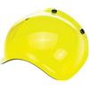 Motorcyclestorehouse Visiera Bubble Biltwell Gialla antiappannamento per caschi jet a 3 bottoni - Novità!