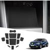 Ruiya per Renault Captur | E-Tech |Plug-in Hybrid 2019-2024 2025 Antiscivolo Interno Tappetini, Captur Tappetini Gomma Tappetini in Gomma per Auto Tappetino Bracciolo Protezione Captur Accessori